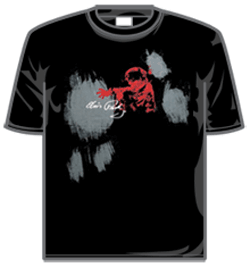 Elvis Presley Tshirt - Red Flocked