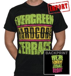 Evergreen Terrace Tshirt - Losing Blood Neon