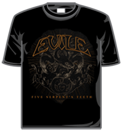 Evile Tshirt - Five Serpent's Teeth
