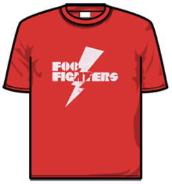 Foo Fighters Tshirt - Lightning