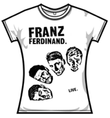 Franz Ferdinand Tshirt - Live