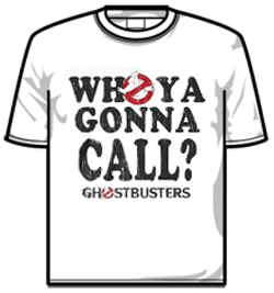 Ghostbusters Tshirt - Who You Gonna