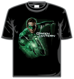Green Lantern Tshirt - Glowing Ring
