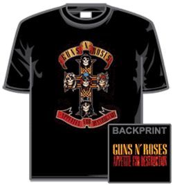 Guns N Roses Tshirt - Appetite
