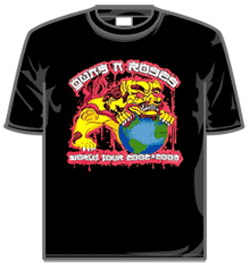Guns N Roses Tshirt - Chow Dog