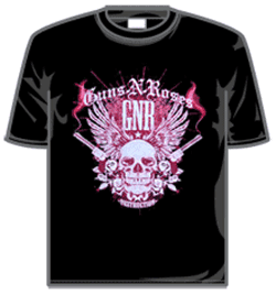 Guns N Roses Tshirt - Destruction Skull