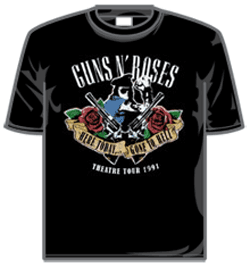 Guns N Roses Tshirt - Here Today Gone