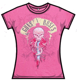 Guns N Roses Tshirt - Knife Swag