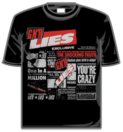 Guns N Roses Tshirt - Lies