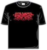 Guns N Roses Tshirt - Red Pistols