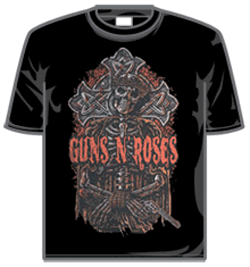Guns N Roses Tshirt - Skeletous