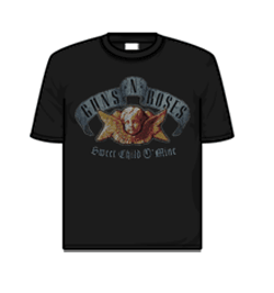 Guns N Roses Tshirt - Sweet Child 