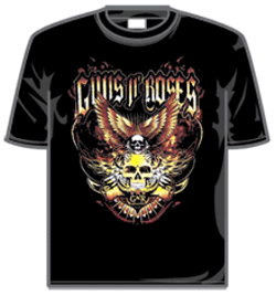Guns N Roses Tshirt - Wings Tour