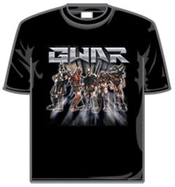 Gwar Tshirt - Photo With Rays