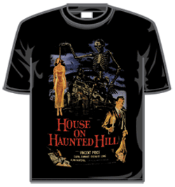 Hammer Horror Tshirt - House On Haunted Hill