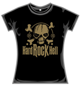 Hard Rock Hell Tshirt - Skull