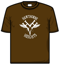 Hawthorne Heights Tshirt - Wings Brn