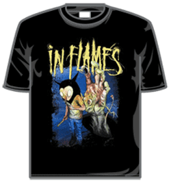 In Flames Tshirt - Owl Boy Heand