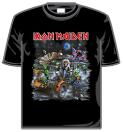 Iron Maiden Tshirt - Knebworth Moon Buggy