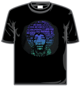 Jimi Hendrix Tshirt - Afro Speech