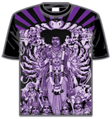 Jimi Hendrix Tshirt - Axis Giant Print