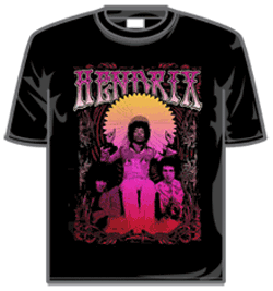 Jimi Hendrix Tshirt - Flower