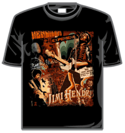 Jimi Hendrix Tshirt - Hear My Music