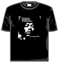 Jimi Hendrix Tshirt - Im A Voodoo