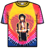 Jimi Hendrix Tshirt - Jacket Tiedye