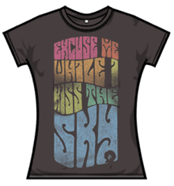 Jimi Hendrix Tshirt - Kiss The Lyric