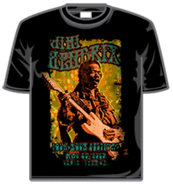 Jimi Hendrix Tshirt - Live At The Forum
