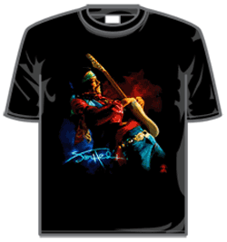 Jimi Hendrix Tshirt - Machine Gun
