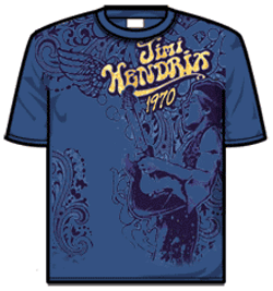 Jimi Hendrix Tshirt - Paisley Haze