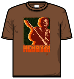 Jimi Hendrix Tshirt - Retro Jimi