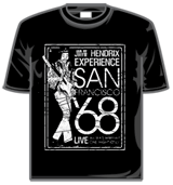 Jimi Hendrix Tshirt - San Francisco 68