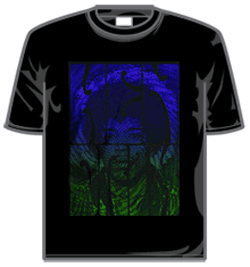 Jimi Hendrix Tshirt - Swirly Text