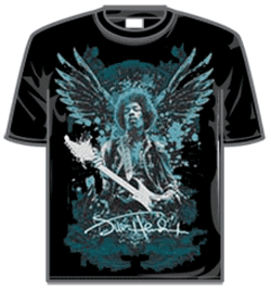 Jimi Hendrix Tshirt - Wings
