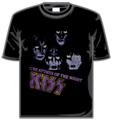 Kiss Tshirt - Creatures Of Night