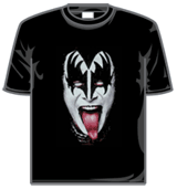Kiss Tshirt - Gene Face