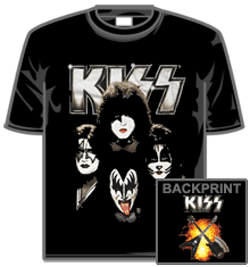 Kiss Tshirt - Lightning Strikes
