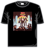 Kiss Tshirt - Love Gun Black
