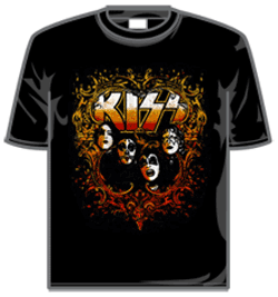 Kiss Tshirt - Rockin Hard