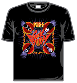 Kiss Tshirt - Sonic Boom