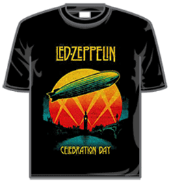 Led Zeppelin Tshirt - Celebration Moon