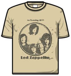 Led Zeppelin Tshirt - Evening With