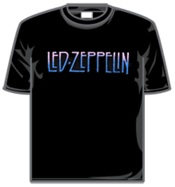Led Zeppelin Tshirt - Fade Logo