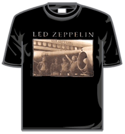 Led Zeppelin Tshirt - Plane Picture