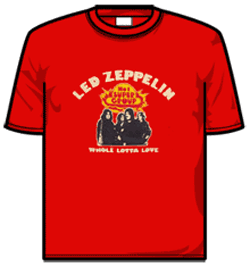 Led Zeppelin Tshirt - Super Group