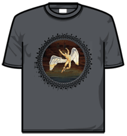 Led Zeppelin Tshirt - Swansong Circle