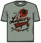 Liquor Brand Tshirt - Death Panther